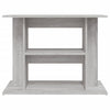 Grauer Aquarienunterschrank Millie 80x35x60cm (Holz)