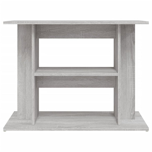 Grauer Aquarienunterschrank Millie 80x35x60cm (Holz)