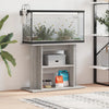 Grauer Aquarienunterschrank Millie 80x35x60cm (Holz)