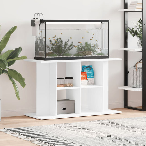 Valkoinen akvaarioteline Millie 100x40x60cm (puinen)