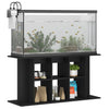 Schwarzer Aquarienunterschrank Millie 120x40x60cm (Holz)