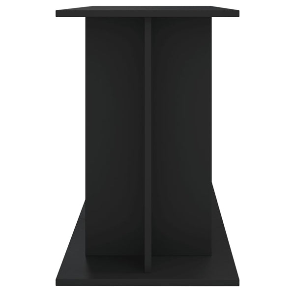 Schwarzer Aquarienunterschrank Millie 120x40x60cm (Holz)