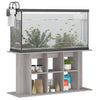 Grauer Aquarienschrank Millie 120x40x60cm (Holz)