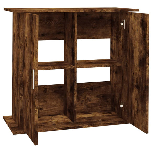 Aquarienunterschrank Räuchereiche Omurbec 81x36x73cm (Holz)