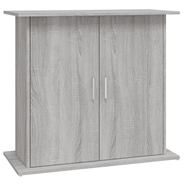 Grauer Aquarienschrank Omurbec 81x36x73cm (Holz)