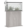Grauer Aquarienschrank Omurbec 81x36x73cm (Holz)