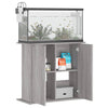 Grauer Aquarienschrank Omurbec 81x36x73cm (Holz)