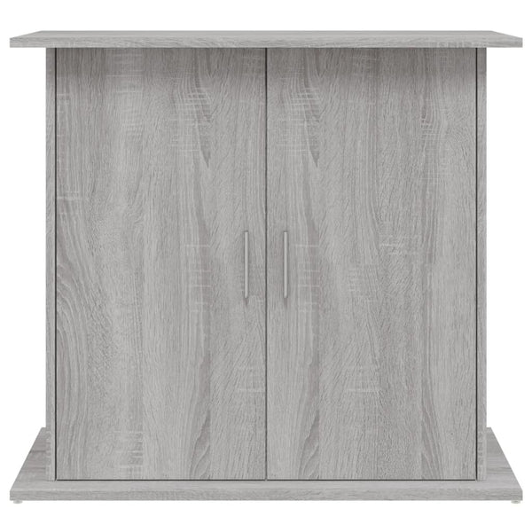 Grauer Aquarienschrank Omurbec 81x36x73cm (Holz)