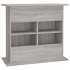 Grauer Aquarienschrank Omurbec 81x36x73cm (Holz)