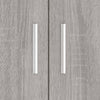 Grauer Aquarienschrank Omurbec 81x36x73cm (Holz)