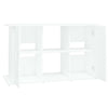 Weißer Aquarienschrank Omurbec 101x41x58cm (Holz)