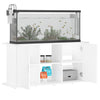 Weißer Aquarienunterschrank Omurbec 121x41x58cm (Holz)