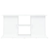 Weißer Aquarienunterschrank Omurbec 121x41x58cm (Holz)
