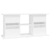 Weißer Aquarienunterschrank Omurbec 121x41x58cm (Holz)