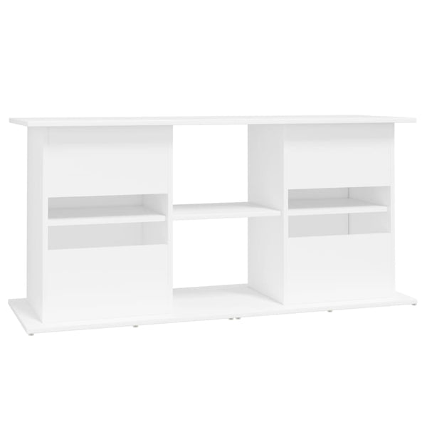 Weißer Aquarienunterschrank Omurbec 121x41x58cm (Holz)