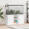 Weißer Aquarienunterschrank Omurbec 121x41x58cm (Holz)