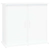 Weißer Aquarienunterschrank Varhelyi 81x36x73cm (Holz)