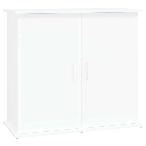 Weißer Aquarienunterschrank Varhelyi 81x36x73cm (Holz)