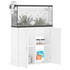 Weißer Aquarienunterschrank Varhelyi 81x36x73cm (Holz)
