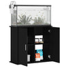 Schwarzer Aquariumunterschrank Varhelyi 81x36x73cm (Holz)