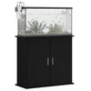 Schwarzer Aquariumunterschrank Varhelyi 81x36x73cm (Holz)