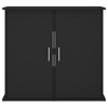Schwarzer Aquariumunterschrank Varhelyi 81x36x73cm (Holz)