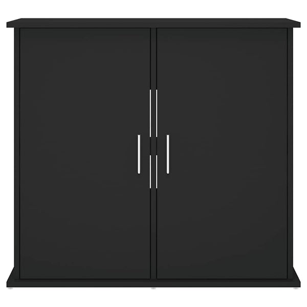 Schwarzer Aquariumunterschrank Varhelyi 81x36x73cm (Holz)