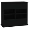 Schwarzer Aquariumunterschrank Varhelyi 81x36x73cm (Holz)