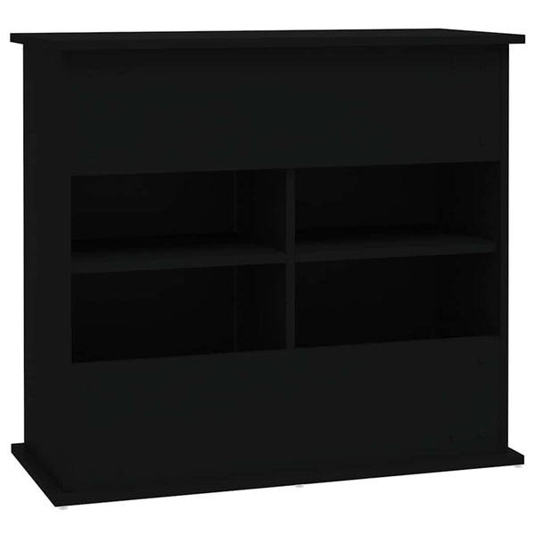 Schwarzer Aquariumunterschrank Varhelyi 81x36x73cm (Holz)