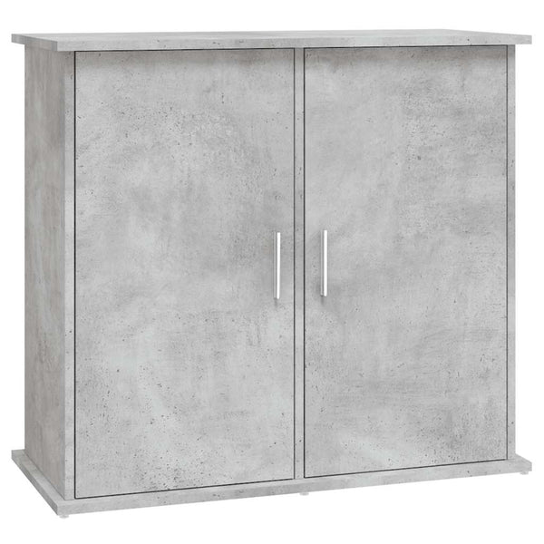 Betongrauer Aquarienunterschrank Varhelyi 81x36x73cm (Holz)