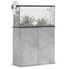 Betongrauer Aquarienunterschrank Varhelyi 81x36x73cm (Holz)