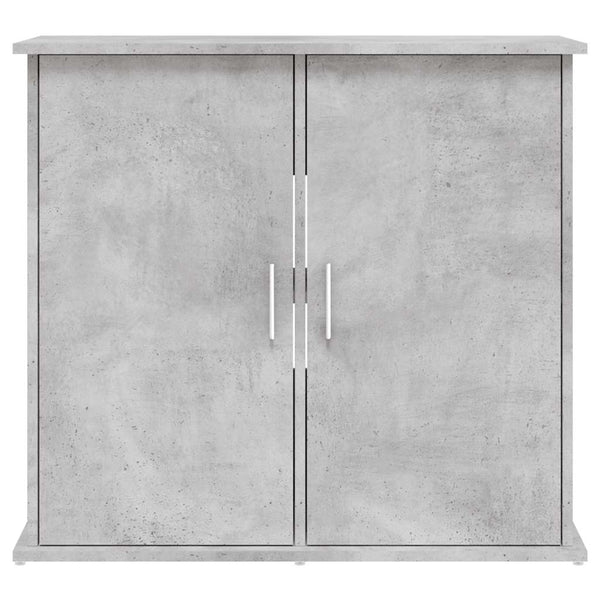 Betongrauer Aquarienunterschrank Varhelyi 81x36x73cm (Holz)