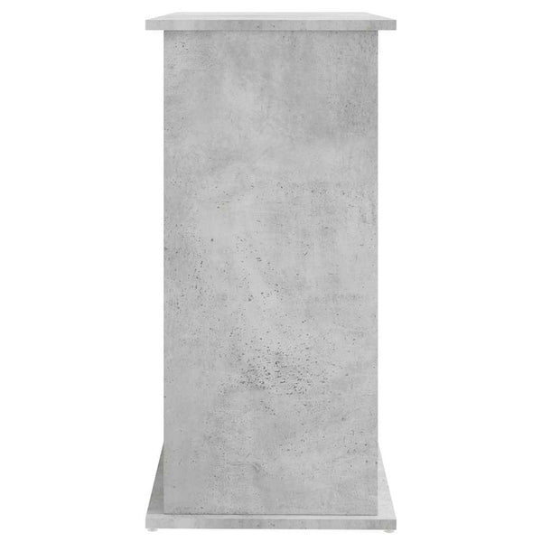 Betongrauer Aquarienunterschrank Varhelyi 81x36x73cm (Holz)