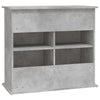 Betongrauer Aquarienunterschrank Varhelyi 81x36x73cm (Holz)