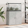 Betongrauer Aquarienunterschrank Varhelyi 81x36x73cm (Holz)