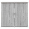 Aquariumunterschrank Varhelyi 81x36x73cm grau (Holz)