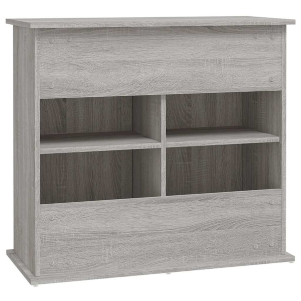 Aquariumunterschrank Varhelyi 81x36x73cm grau (Holz)