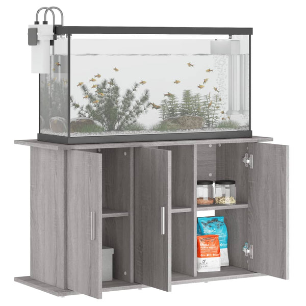 Grauer Aquarienunterschrank Varhelyi 101x41x58cm (Holz)