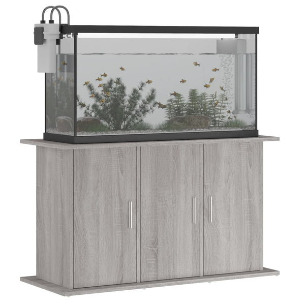 Grauer Aquarienunterschrank Varhelyi 101x41x58cm (Holz)