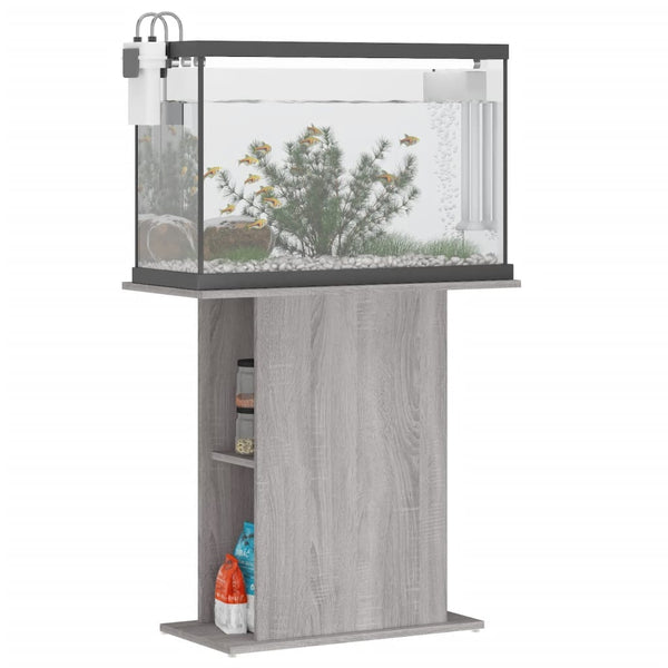 Harmaa akvaarioteline Lilah 75x36x72,5cm (puinen)