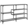Grauer Konsolentisch Dionita 160x32x95cm (Holz)