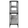 Grauer Konsolentisch Dionita 160x32x95cm (Holz)