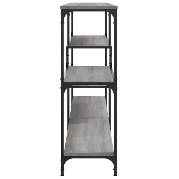 Grauer Konsolentisch Dionita 160x32x95cm (Holz)