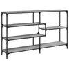 Grauer Konsolentisch Dionita 160x32x95cm (Holz)
