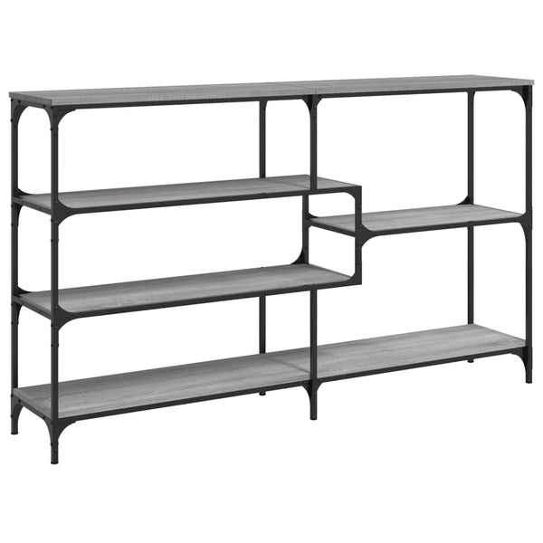 Grauer Konsolentisch Dionita 160x32x95cm (Holz)
