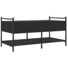 Schwarzer Couchtisch Artimina 99x50x50cm (Holz)