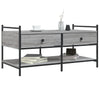 Grauer Couchtisch Artimina 99x50x50cm (Holz)