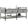 Grauer Couchtisch Artimina 99x50x50cm (Holz)