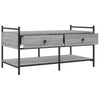 Grauer Couchtisch Artimina 99x50x50cm (Holz)