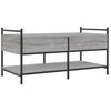 Grauer Couchtisch Artimina 99x50x50cm (Holz)